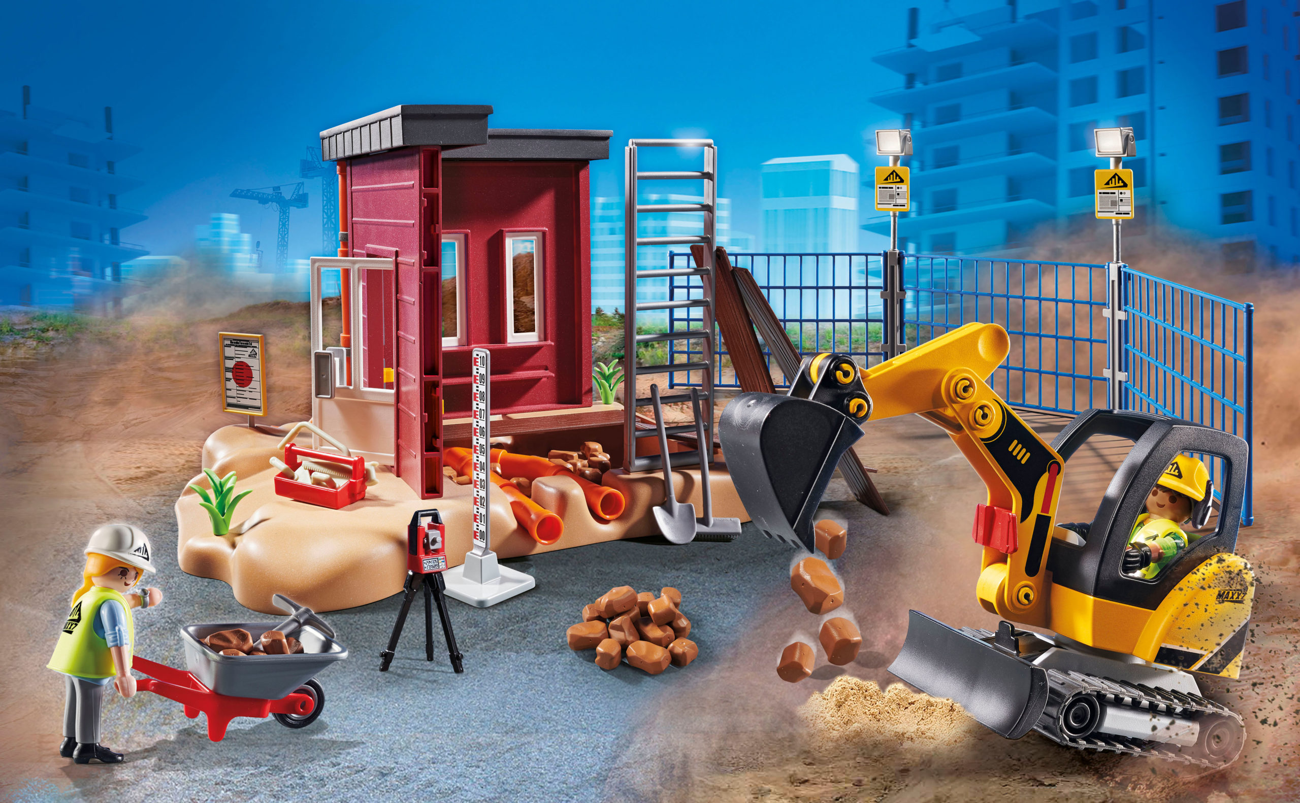 Hochhausbau von Playmobil