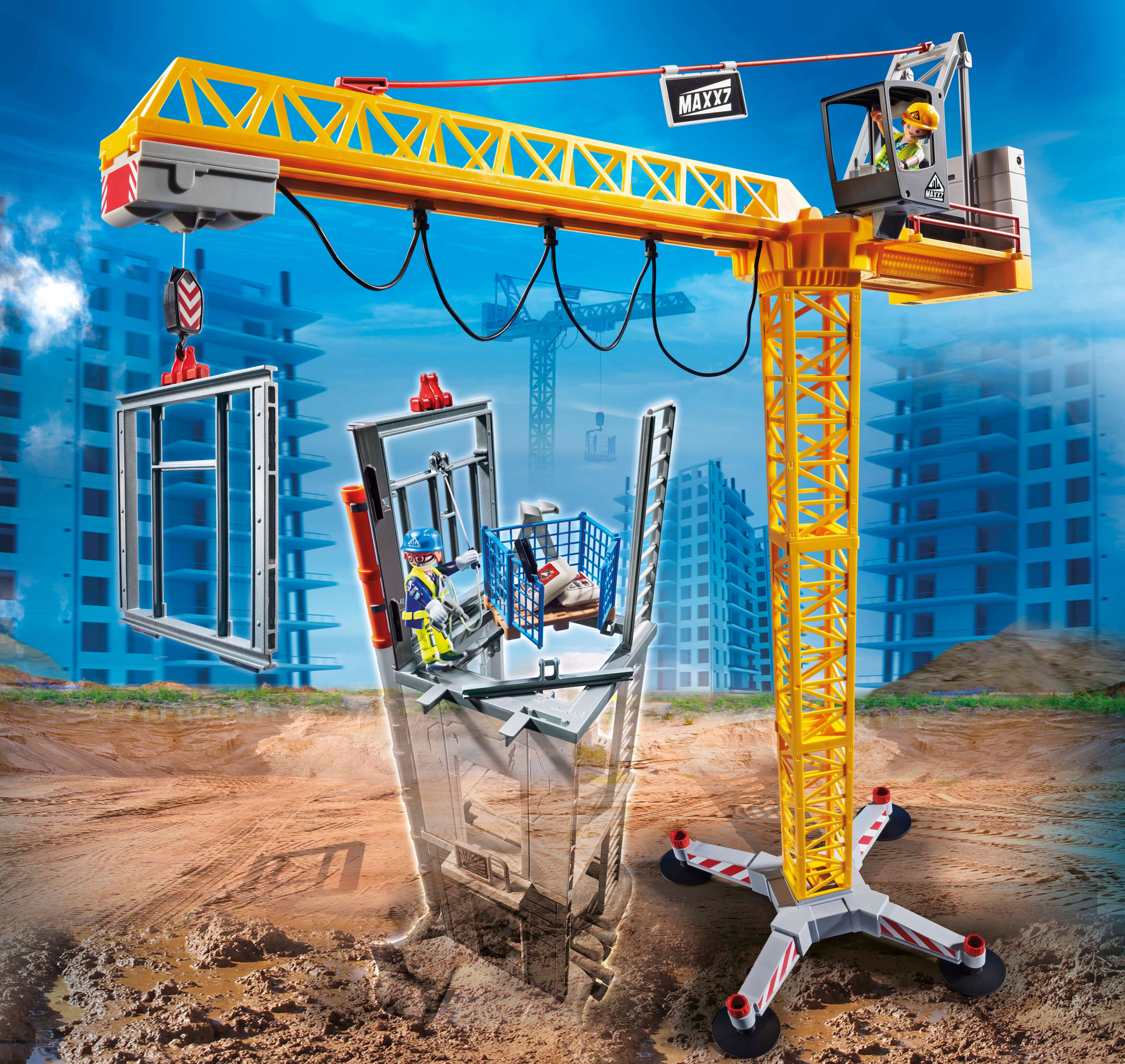 RC-Baukran von Hochhausbau von Playmobil